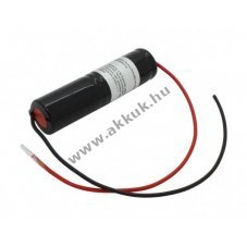 Helyettes�t� akku v�szvil�g�t�s 2,4V 1800mAh L1x2 Sub-C 200mm k�toldali k�bel NiCd