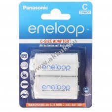 Panasonic eneloop AA Mignon ceruza�C (b�bi m�ret) adapter BQ-BS2E/2E 2db/csomag