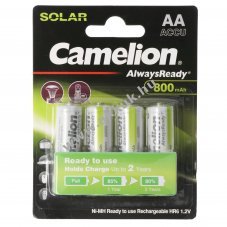 Camelion AlwaysReady AA Mignon ceruza akku 1,2V 800mAh 4db/csomag NiMH