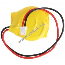 Helyettes�t� elem CMOS CR2032 3V mem�ria elem k�bellel �s csatlakoz�val, polarit�s +/-