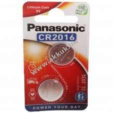 Panasonic l�tium gombelem CR2016 3V 2db/csomag