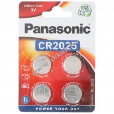 Panasonic CR2025 l�tium gombelemm 3V 4db/csomag