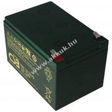 CSB AGM �lom akku 12V 12Ah Faston 6,3mm 151x98x100mm ciklus�ll� standby