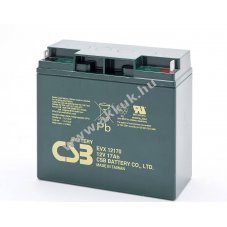 CSB AGM �lom akku 12V 17Ah M5 lapos p�lus