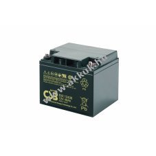 CSB AGM �lom akku 12V 40Ah 197x165x170mm M5 bels� menetes