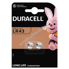 Duracell LR43 alk�li gombelem 2db/csomag