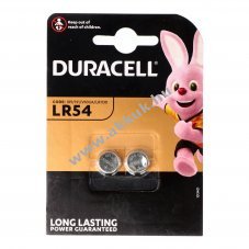Duracell LR54 alk�li gombelem 1,5V 2db/csomag