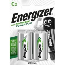 Energizer Power Plus HR14 C (b�bi m�ret) akku 1.2V 2500mAh 2db/csomag NiMH