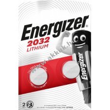 Energizer CR2032 3V gombelem 2db/csomag Lithium