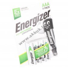Energizer Universal AAA (mikro) akku 1.2V 500mAh 4db/csomag NiMH