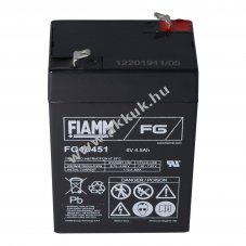 FIAMM FG10451 3FM4.5 6,0V 4,5Ah Leoch DJW6-4.0 AGM �lom-zsel�s