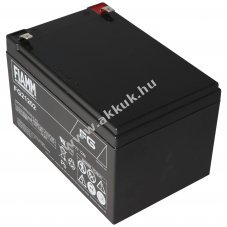 FIAMM FG21202 12V 12Ah 6,3mm csatlakoz� VdS G193064 akku AGM �lom-zsel�s