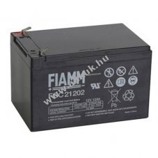 FIAMM FGC21202 12V 12Ah Faston 6,3mm akku AGM �lom-zsel�s