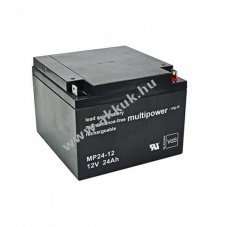MultiPower MP24-12 akku 12V 24000mAh AGM �lom-zsel�s