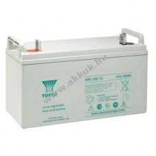 Yuasa NPL100-12 12V 100000mAh M10 csavaros saru akku AGM �lom-zsel�s