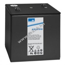 Exide Sonnenschein A706/210 6V 210000mAh M6 csavaros p�lus akku AGM �lom-zsel�s Pb