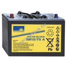 Exide Sonnenschein Solar Block SB12/75 akku 12V 75000mAh AGM �lom-zsel�s