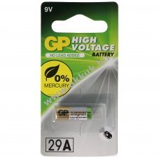 GP 29A (A29, 25A, C5, L822, EL822, EL-822) 9V speci�lis elem alk�li
