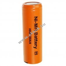 Helyettes�t� akku Panasonic HHR120 4/5 AA akku 1,2V 1200mAh modell�p�t� NiMH