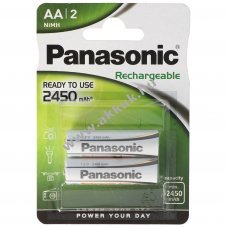 Panasonic HHR-3XXE AA Mignon ceruza akku 1,2V 2450mAh 2db/csomag NiMH