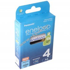 Panasonic eneloop Standard AA Mignon ceruza HR-3UTG akku 1,2V 2000mAh 4db/csomag NiMH