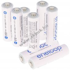 Panasonic eneloop HR-3UTGA AA Mignon ceruza akku 1,2V 2000mAh 8db/csomag NiMH