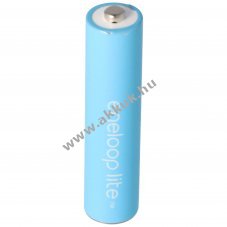Panasonic eneloop Lite AAA (mikro) HR-4UQ akku 1,2V 600mAh 1db/csomag NiMH