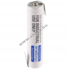 Panasonic eneloop HR-4UTG BK-4 AAA (Micro) akku 1,2V 800mAh 1db/csomag forrf�l NiMH