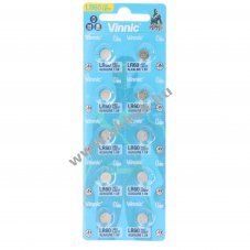 VINNIC AG1 G1 L621 LR60 10db/csomag gombelem elem alk�li