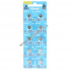 VINNIC AG11 gombelem 1,5V 22mAh 10db/csomag Alkaline