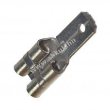 �lomakku csatlakoz� adapter dugaszos rendszer 6,3 => 4,8 mm