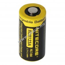 Nitecore 16340 v�dett akku 3,7V 650mAh Li-Ion