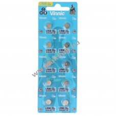 VINNIC AG4 LR626 gombelem 1,5V 18mAh 10db/csomag Alkaline