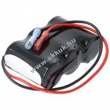 Mexcel C (b�bi m�ret) v�szvil�g�t�s akku 3.6V 2500mAh Gessler 3625 k�bel Faston NiCd