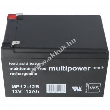 Multipower MP12-12B 12V 12Ah AGM �lom-zsel�s