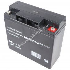 Multipower MP18-12 12V 18Ah akku AGM �lom-zsel�s