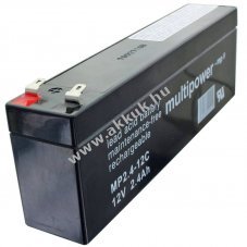 Multipower MP2,4-12C 12,0V 2400mAh 4,8mm Faston akku AGM �lom-zsel�s