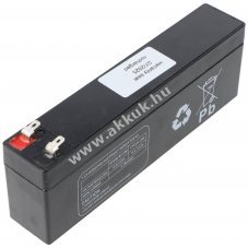 Multipower AGM �lom akku 12V 2,6Ah Faston 4,8mm