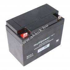 Multipower MP20-6 akku 6V 20Ah 2000mAh AGM �lom-zsel�s