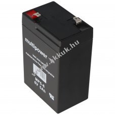 Multipower MP4.5-6 4,8mm Faston csatlakoz� AGM akku �lom-zsel�s
