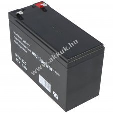 Multipower MP8-12C WP8-12 12V 8Ah akku Faston 6,3mm AGM �lom-zsel�s
