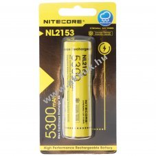 Nitecore 21700 NL2153 3,6V 5300mAh akku Li-Ion