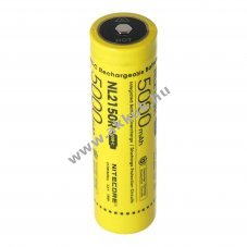 Nitecore NL2150R 21700 3,7V 5000mAh be�p�tett USB-C t�lt� akku Li-Ion