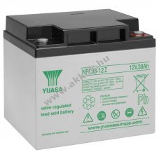 Yuasa NPL38-12I 12V 38Ah M5 akku AGM �lom-zsel�s