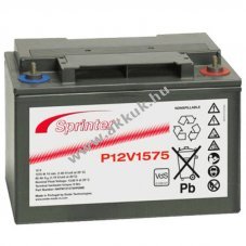 Exide Sprinter P12V1575 12V 61Ah M6 csatlakoz� VDS G191001 AGM �s �lom-zsel�s