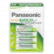 Panasonic EVOLTA HHR-3MVE4BC P6I-AA AA Mignon ceruza akku 1,2V 1900-2100mAh 4db/csomag NiMH
