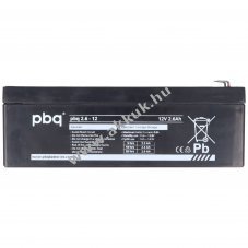 PBQ AGM �lom akku 12V 2,6Ah