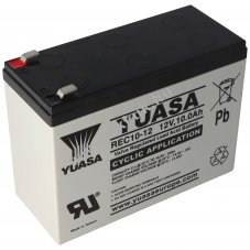 Yuasa REC10-12 12V 10Ah 6,3mm Faston akku AGM �lom-zsel�s