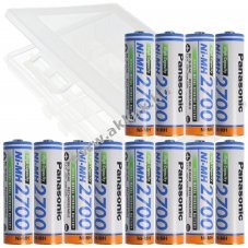 Panasonic BK-3HGAE/BF1 AA Mignon ceruza akku 1,2V 2700mAh 12db/csomag Box10 NiMH