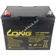Kung Long U1-36NE 12V 36Ah M6 bels� menet akku AGM/�lom-zsel�s